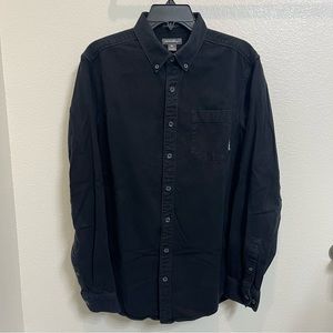 Eddie Bauer Black Flannel Men’s Size Tall Medium TM Classic Fit